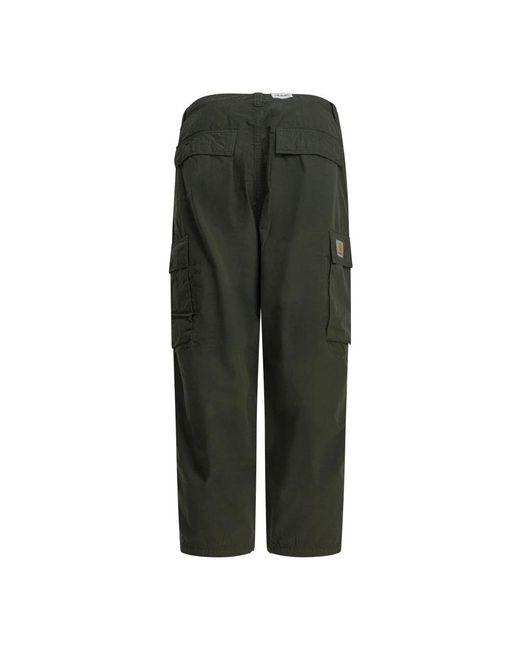 Carhartt Green Straight Trousers for men