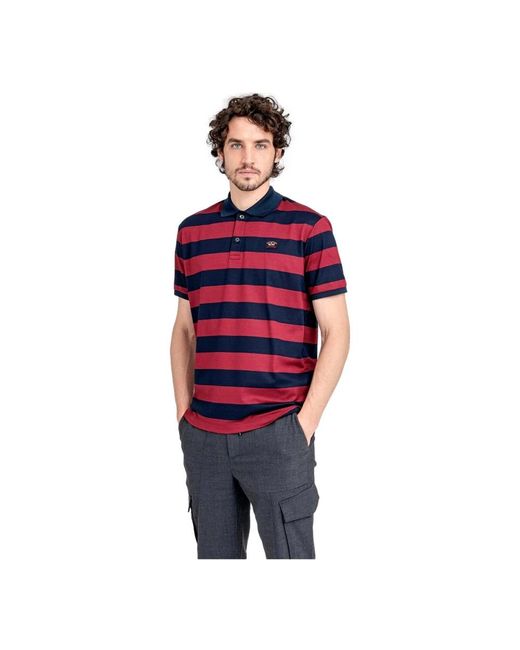 Paul & Shark Red Polo Shirts for men