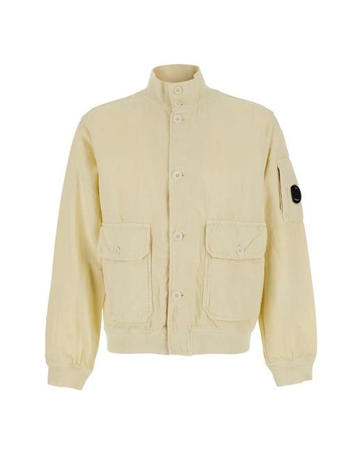 C P Company Jassen ,Medium Jacket in het Natural voor heren
