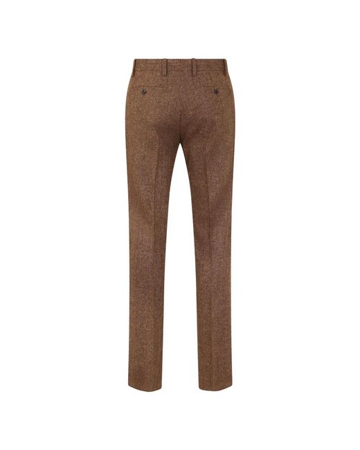 Moschino Brown Slim-Fit Trousers for men