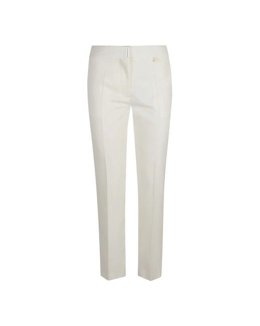 Givenchy White Straight Trousers