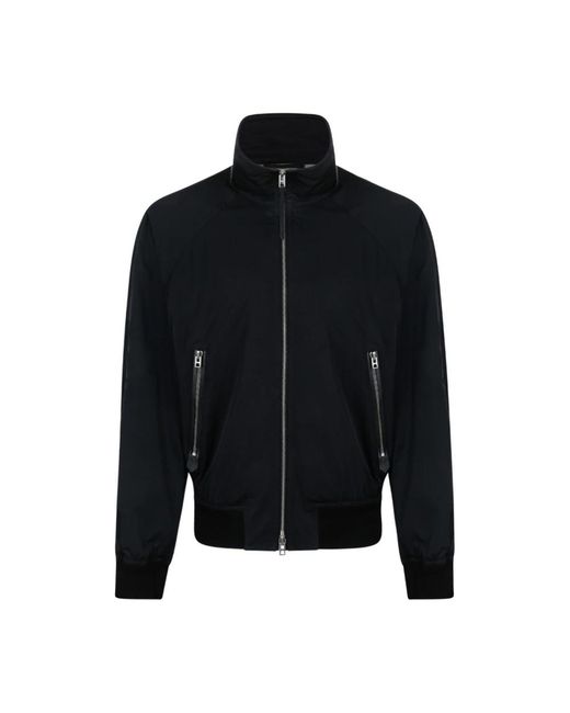 Tom Ford Black Bomber Jackets for men