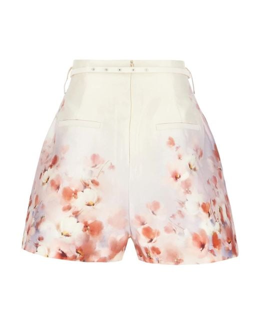 Zimmermann Red Short Shorts