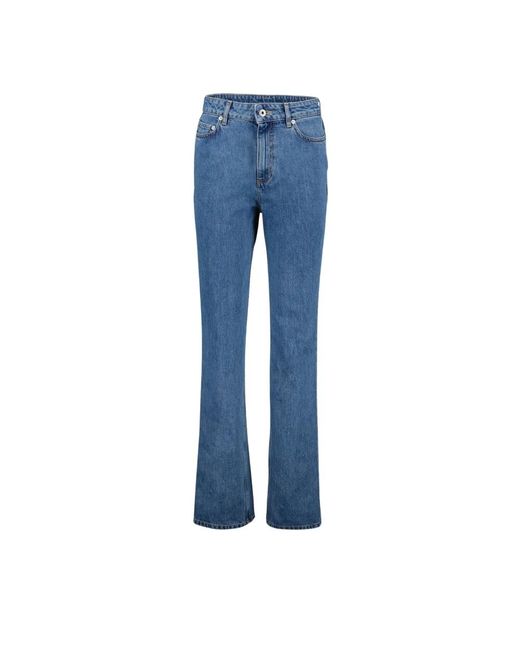 Jeans a gamba dritta di Burberry in Blue
