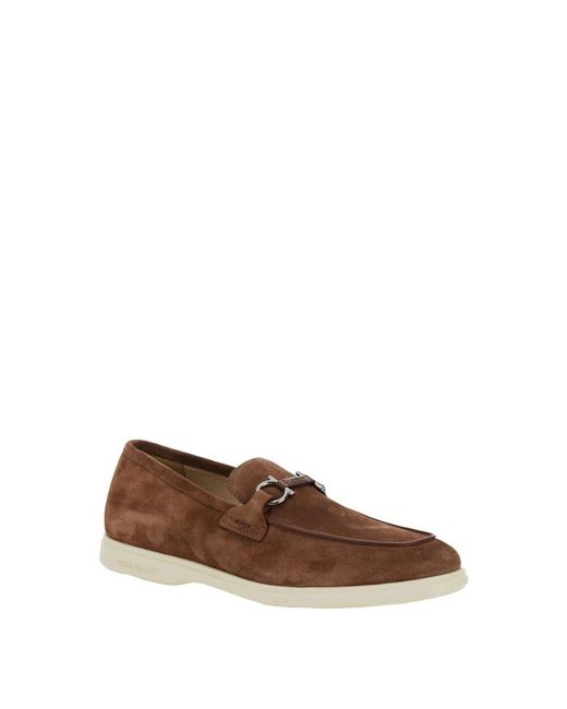 Loafers di Ferragamo in Brown da Uomo