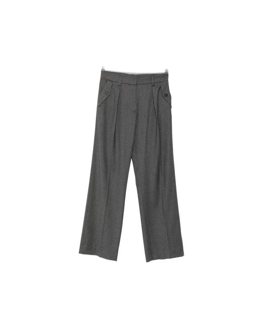 Antonelli Gray Straight Trousers