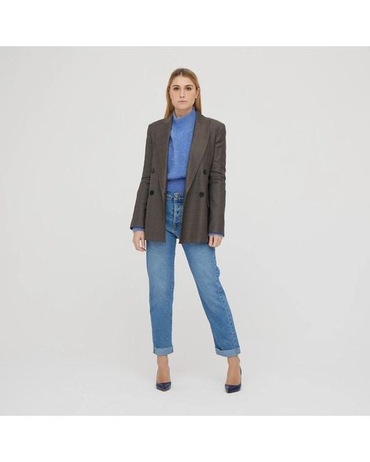 Erika Cavallini Semi Couture Gray Blazers