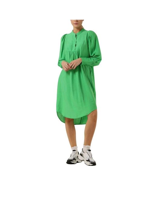 co'couture Green Callum Volume Kleid