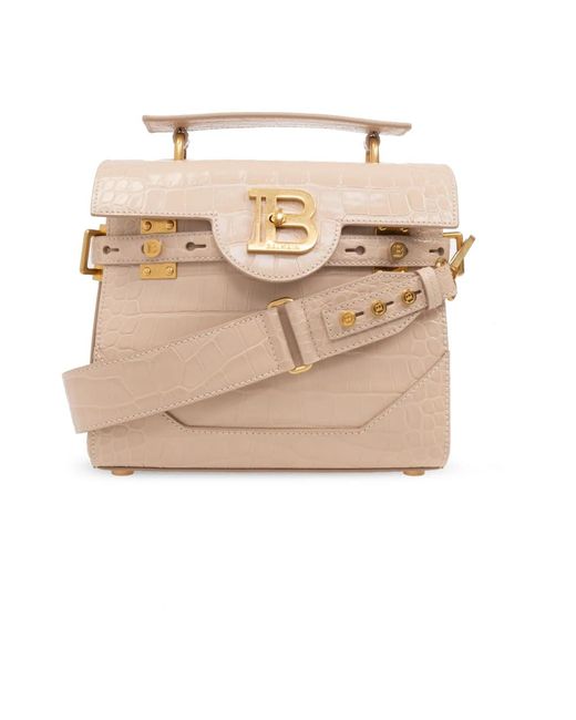 Borsa a tracolla b-buzz 23 di Balmain in Natural
