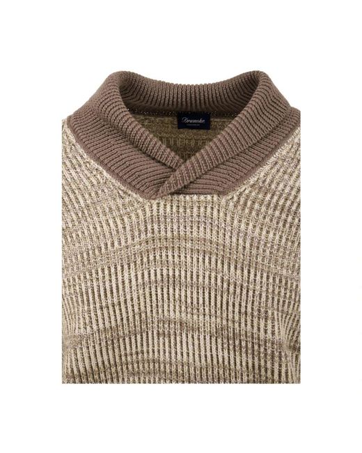 Drumohr Taube grauer pullover in Gray für Herren
