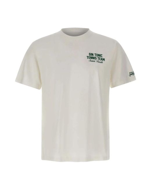 Mc2 Saint Barth White T-Shirts for men