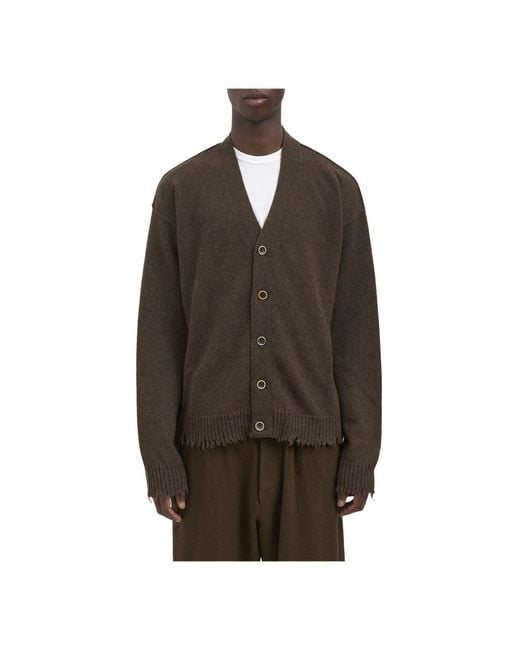 Cardigans Uma Wang pour homme en coloris Brown