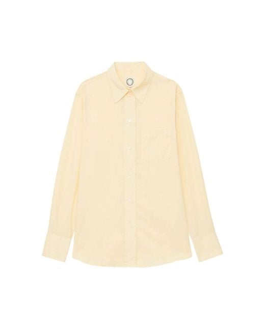Ines De La Fressange Paris Natural Gelbes leon hemd