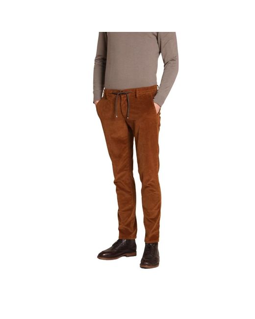 Mason's Broeken ,Bruin ,Katoen Bruine Corduroy Extra Slim Fit Broek in het Brown voor heren
