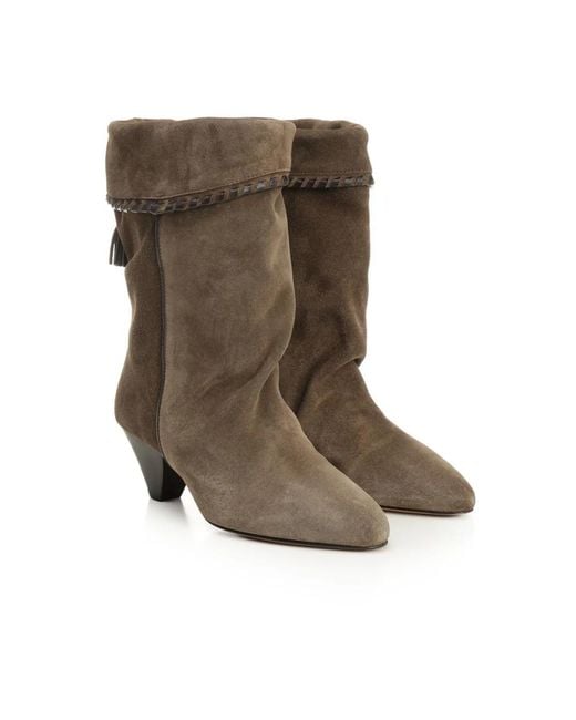 Isabel Marant Brown Cowboy Boots