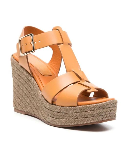 Wedges di Paloma Barceló in Brown