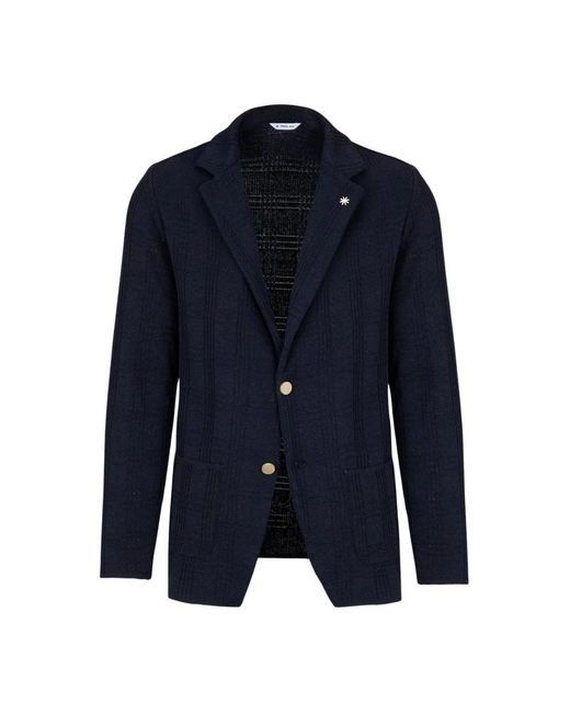 Manuel Ritz Blue Blazers for men