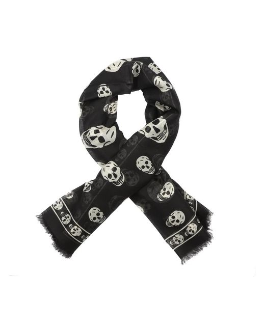 Scarves McQueen de color Black