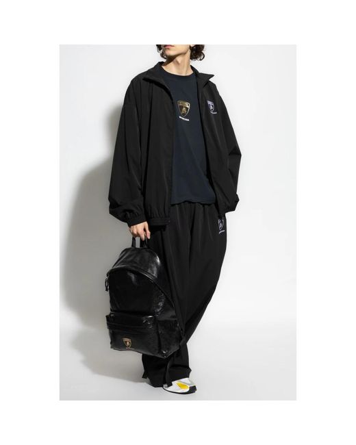 Balenciaga Black Wide Trousers for men