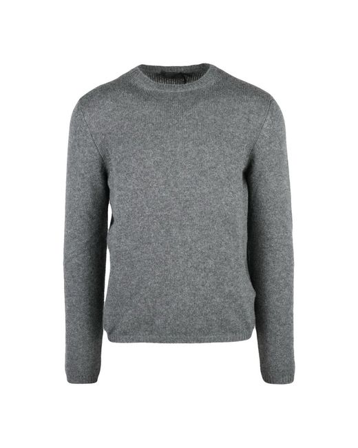 Prada Pullover Girocollo in Gray für Herren