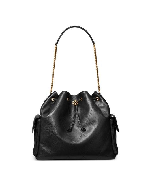 Tory Burch Black Bucket Bags