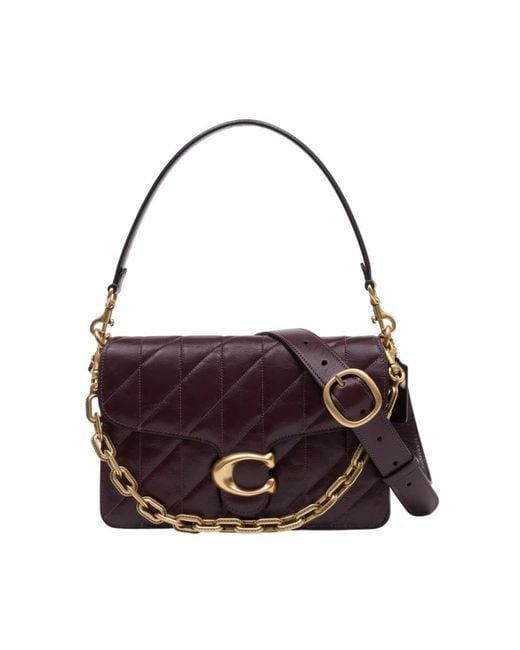 COACH Handbags in het Purple