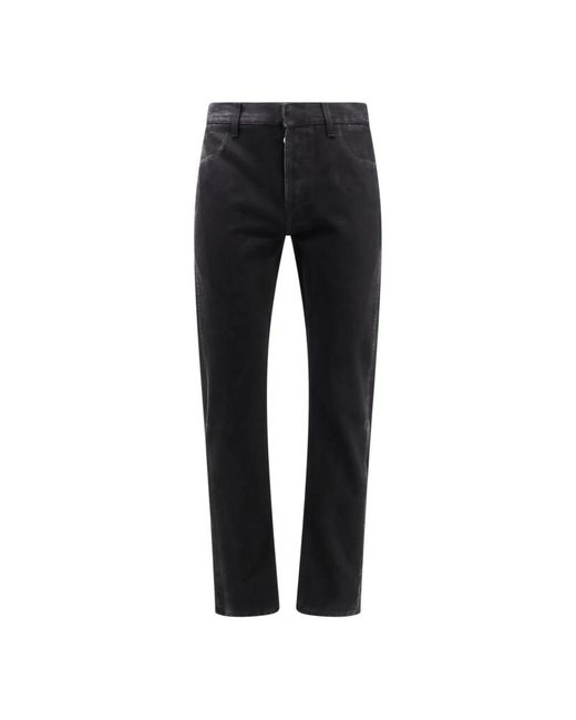 McQueen Black Slim Fit Jeans for men