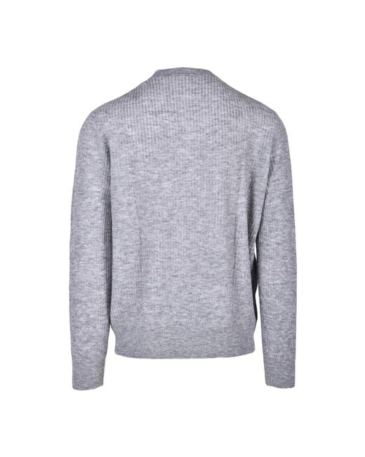 Ballantyne Gray Round-Neck Knitwear for men