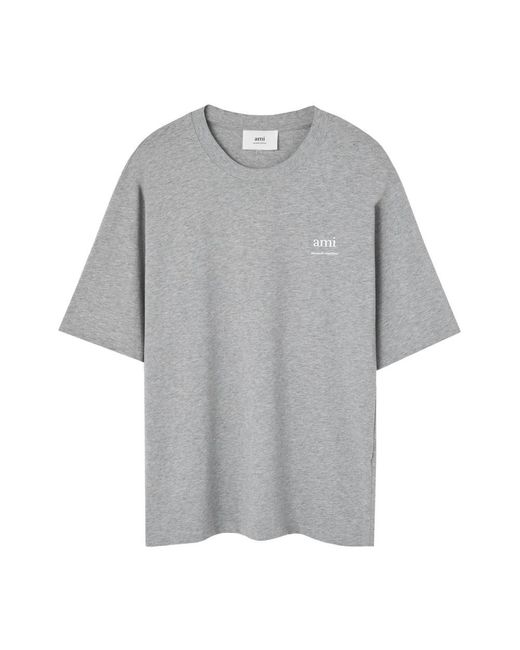 AMI Gray T-Shirts for men