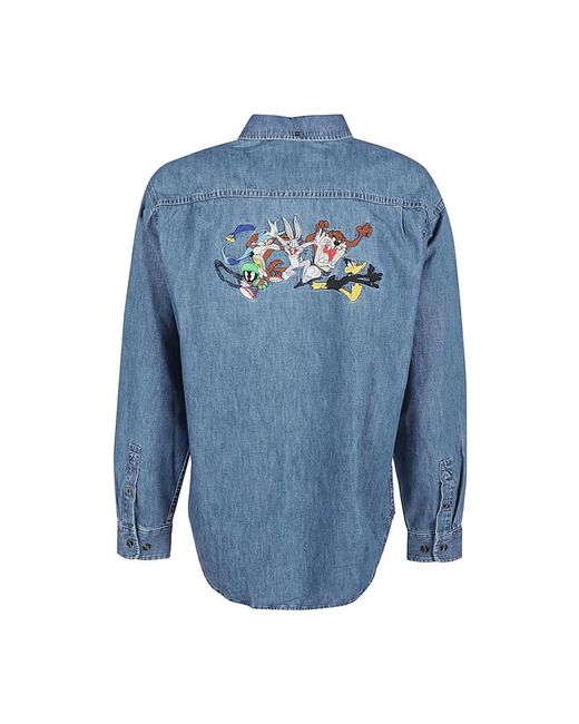 Iuter Blue Denim Shirts for men