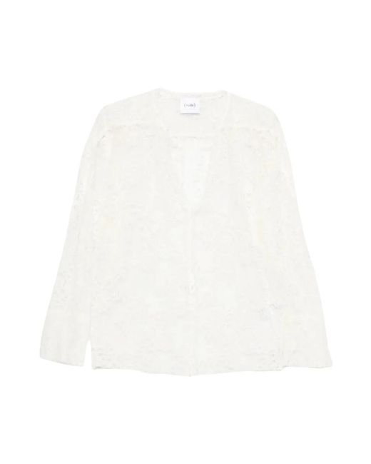 Nude White Blouses