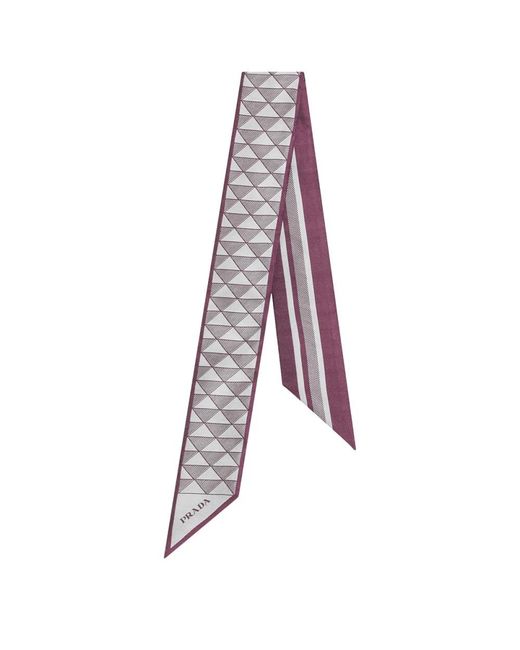 Prada Purple Winter Scarves