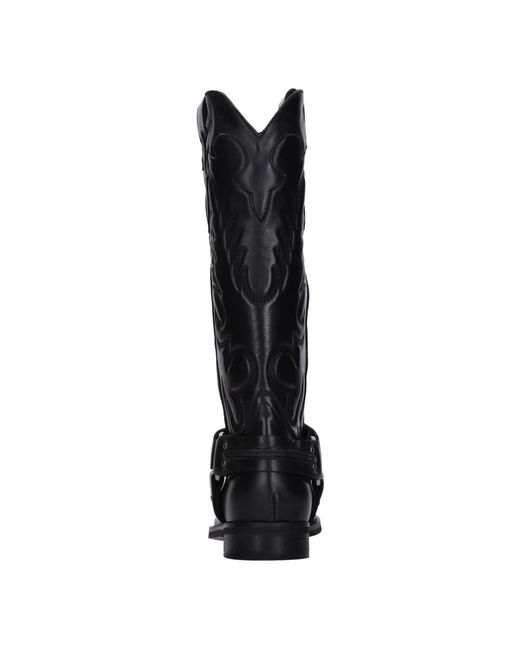 GISÉL MOIRÉ Schoenen ,Zwart ,Laarzen Zwart in het Black