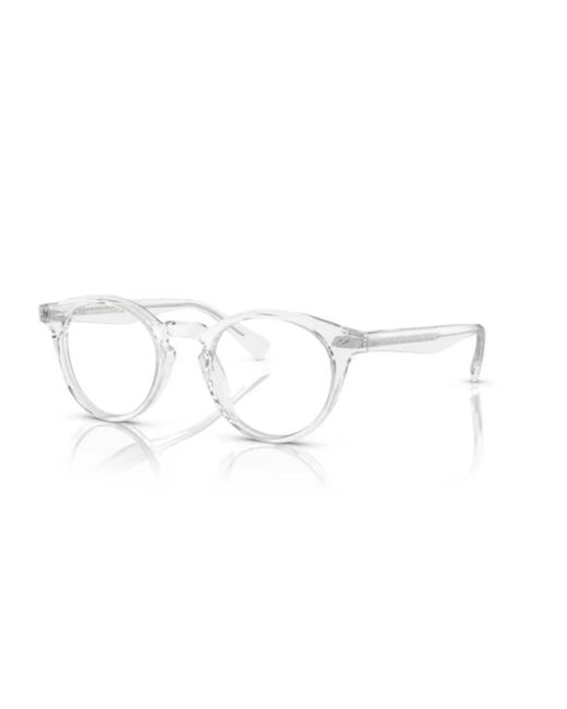 Oliver Peoples White Glasses