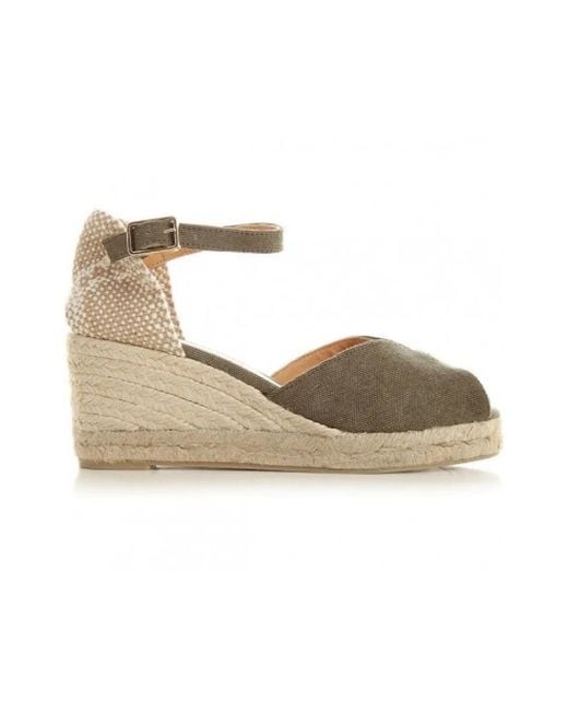 Castaner Metallic Wedges