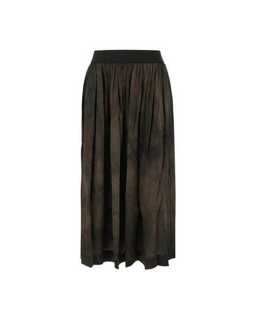 Uma Wang Black Maxi Skirts