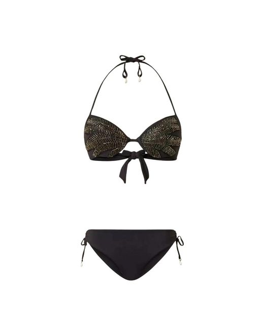 Twinset Push-Up Bikini in het Black