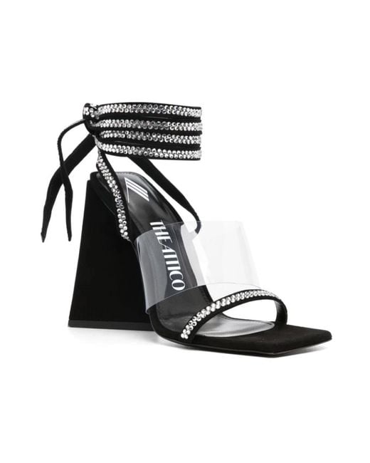 The Attico Black High Heel Sandals