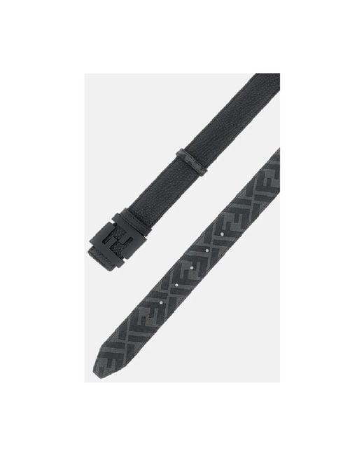 Fendi Black Belts for men