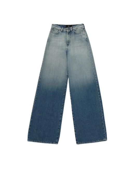 3x1 Blue Wide Jeans