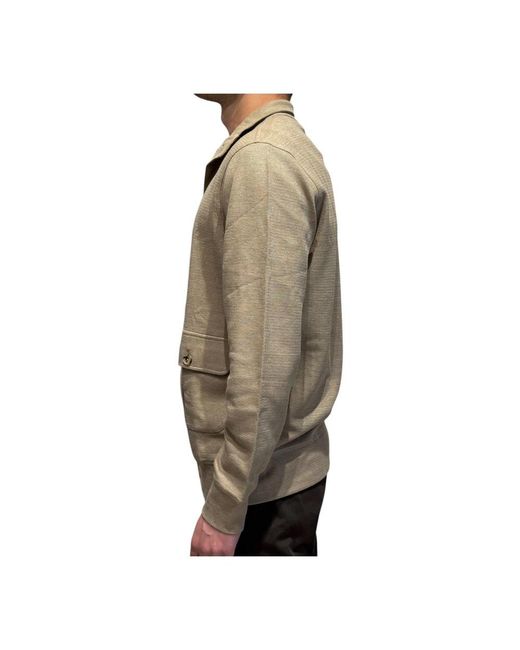 FILIPPO DE LAURENTIIS Green Cardigans for men