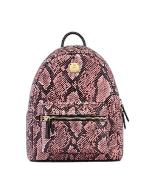 MCM Small Stark Backpack in het Purple