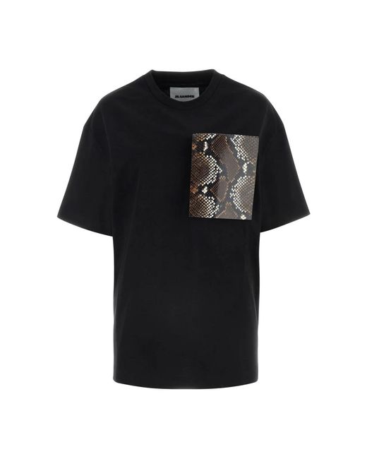 T-shirts Jil Sander de color Black