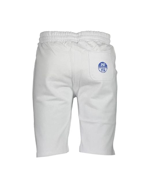 North Sails Gray Casual Shorts for men