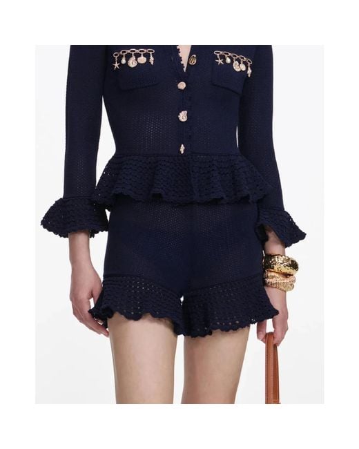 Blazers Self-Portrait de color Blue