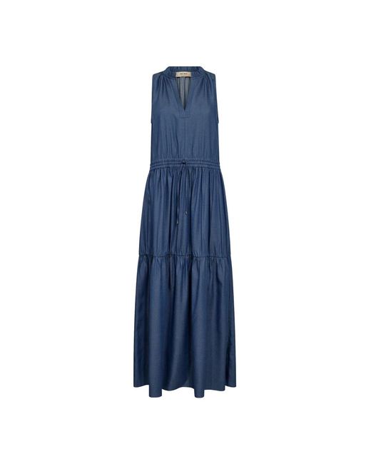Mos Mosh Midi Dresses in het Blue