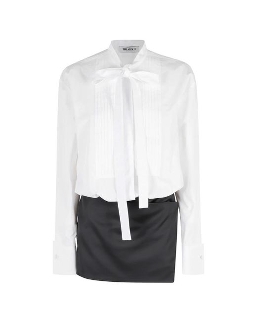 The Attico White Short Dresses