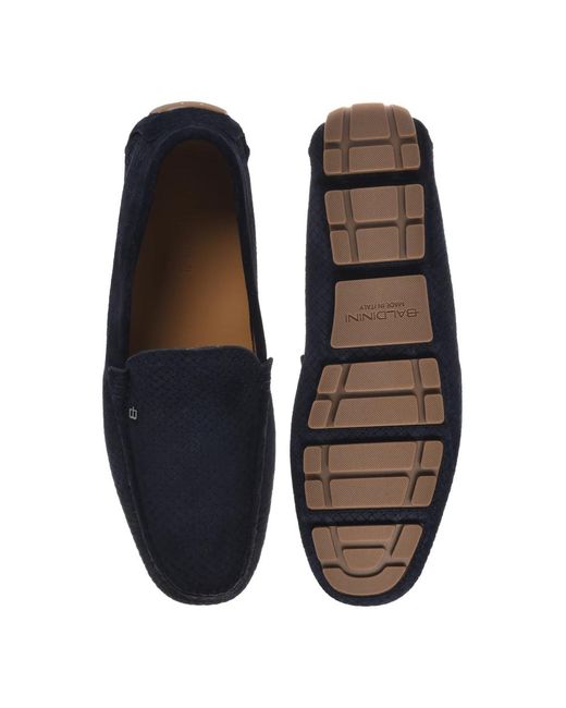 Baldinini Blue Loafers for men
