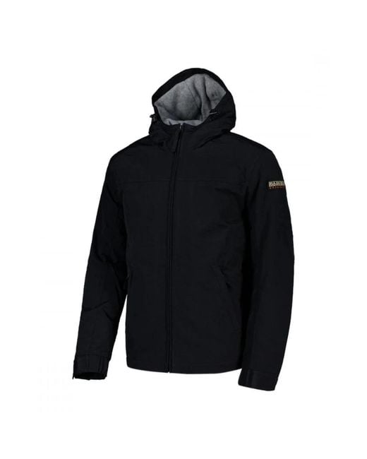 Napapijri Black Winter Jackets for men