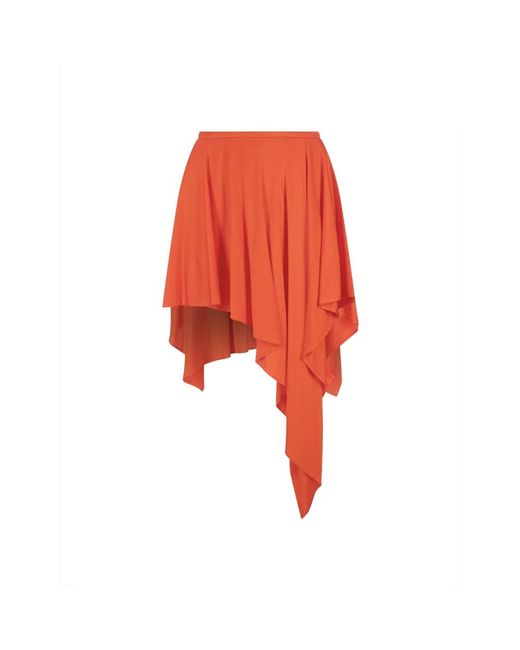 Stella McCartney Red Short Skirts